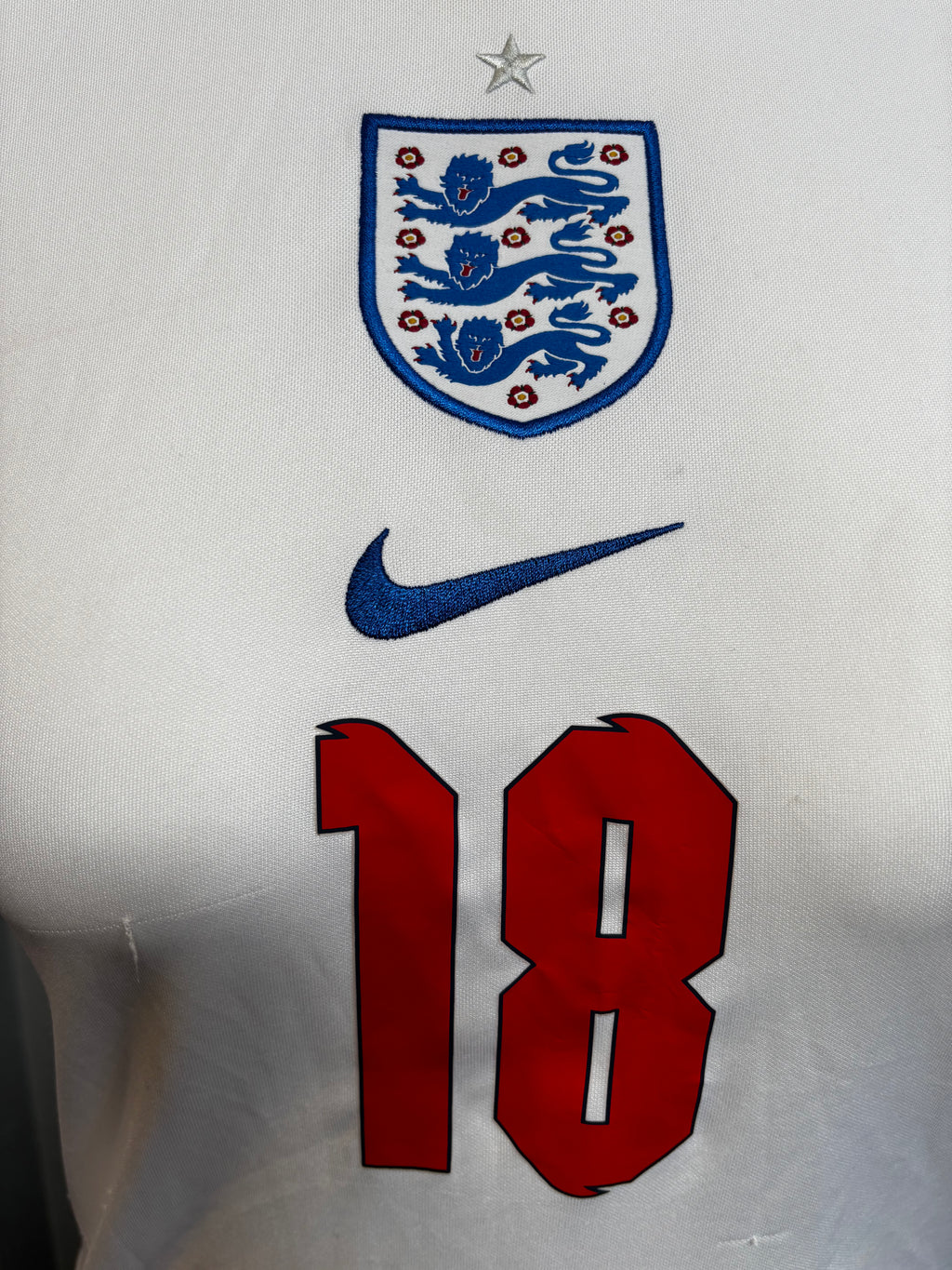 England Home Shirt. Size XS. Calvert-Lewin 18