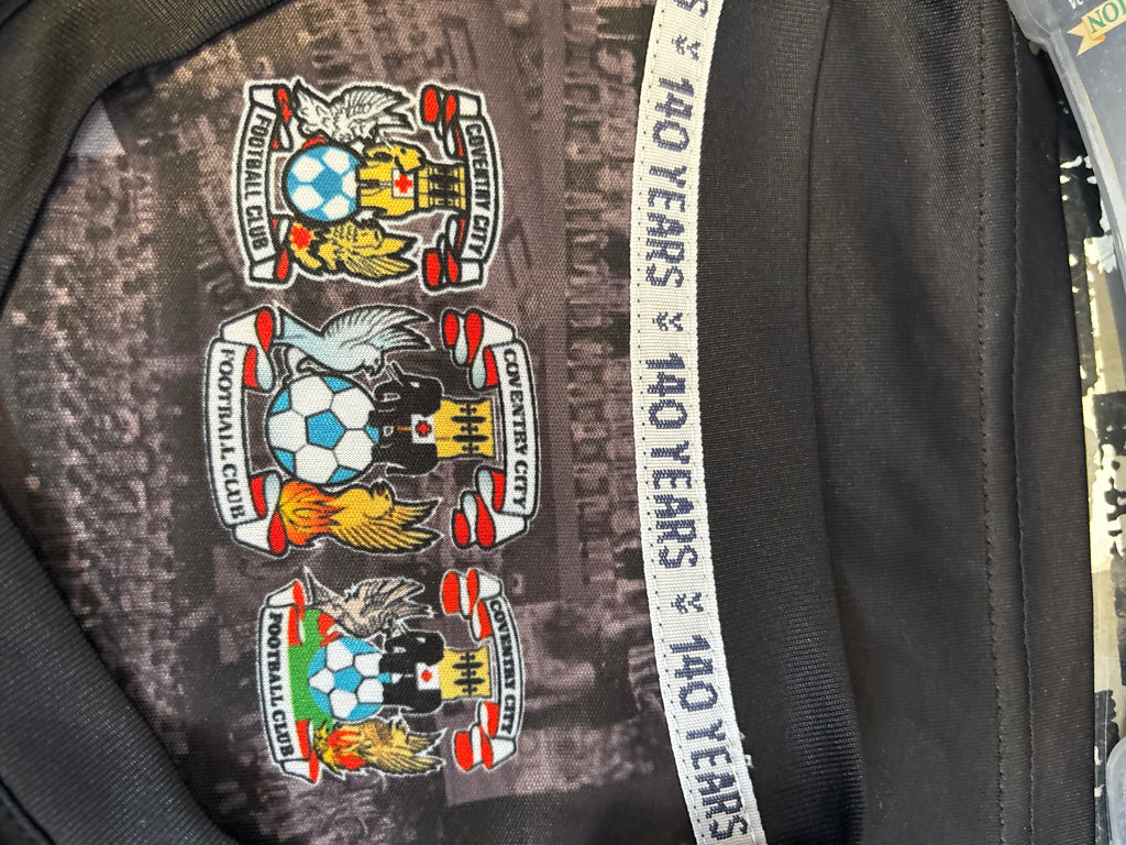 Coventry City Goalkeeper Shirt. 140 Years. Size Medium.