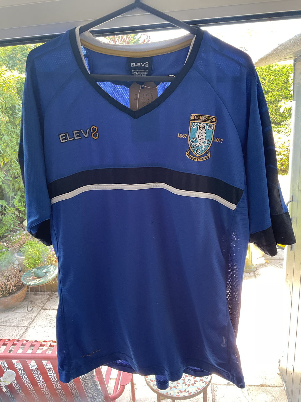 Sheffield Wednesday 150 Anniversary Training Shirt. Size 2XL.
