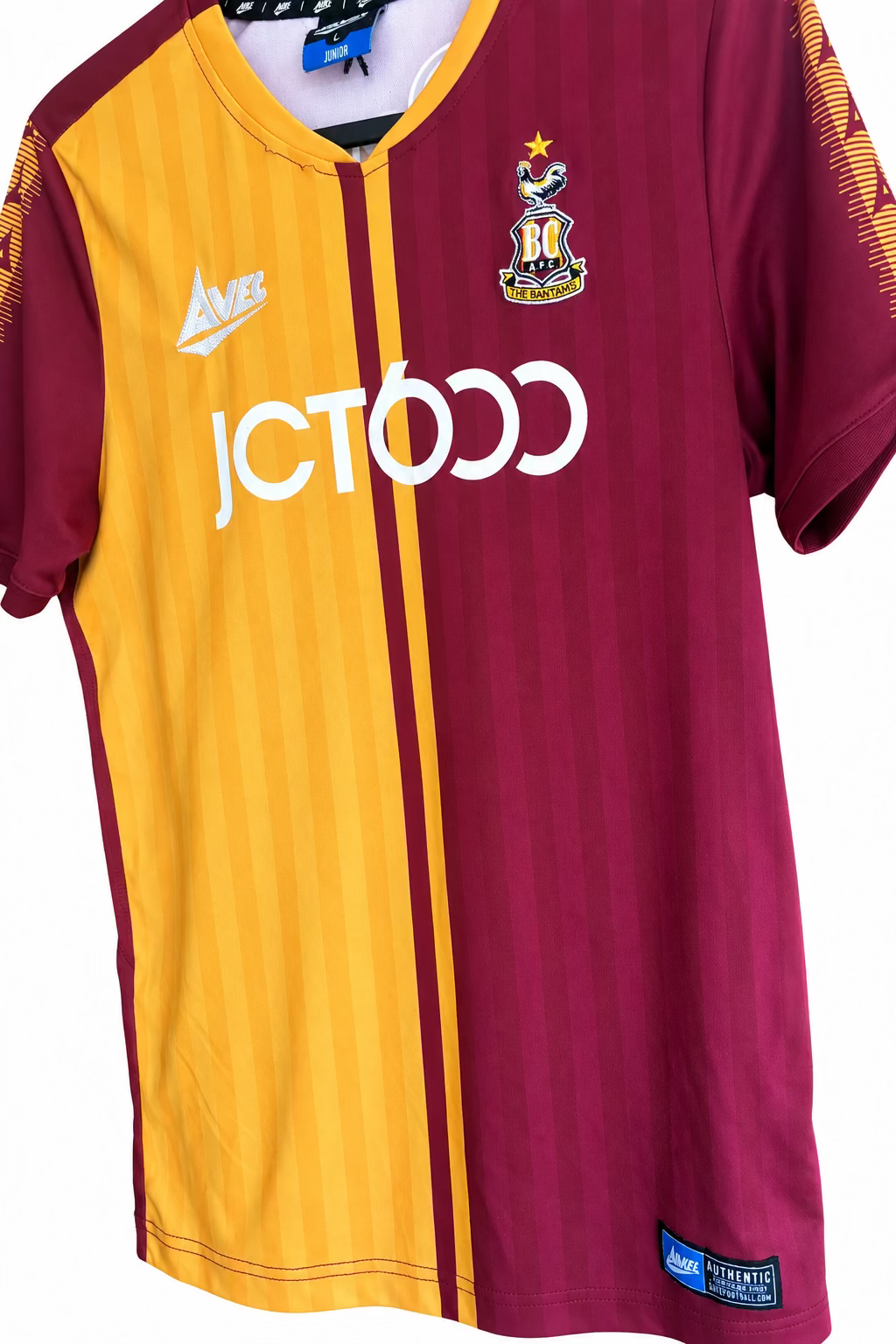 Bradford City Home Shirt 2021/22. Size Kids LJR.