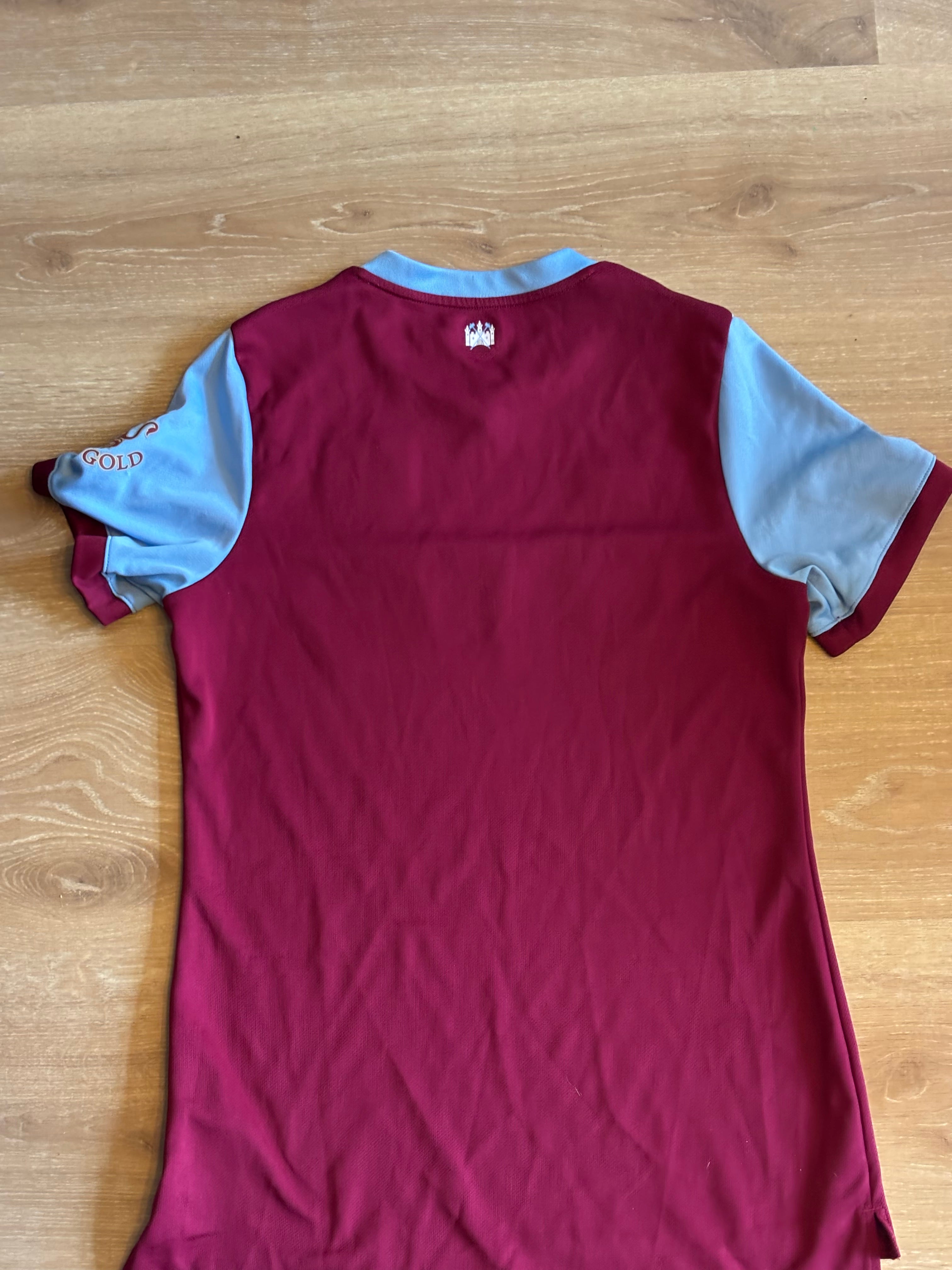 West Ham United Home Shirt. Ladies Size 8.