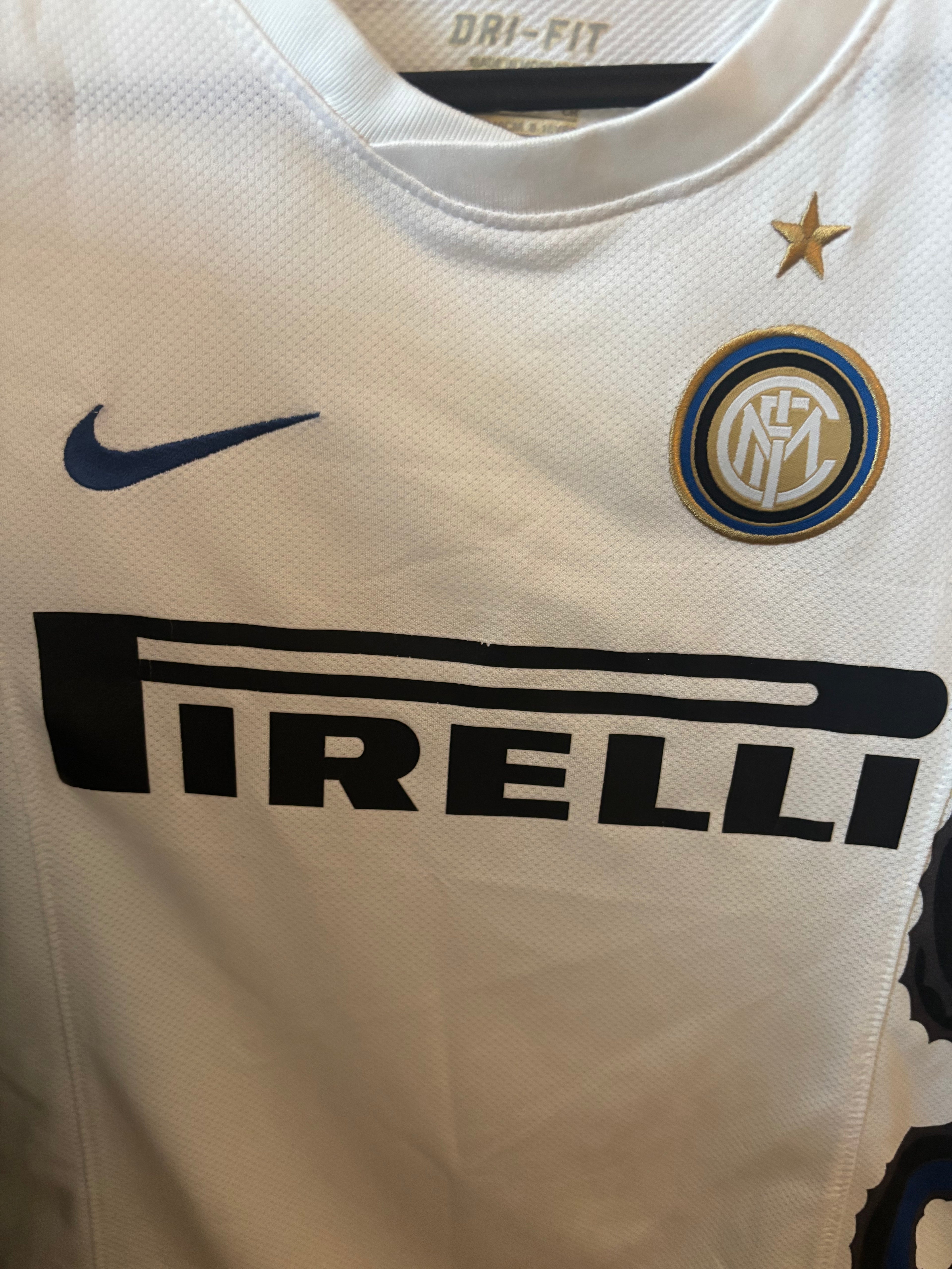 Italy. Inter Milan Away Shirt. Size Kids Age 8 - 10 Years.