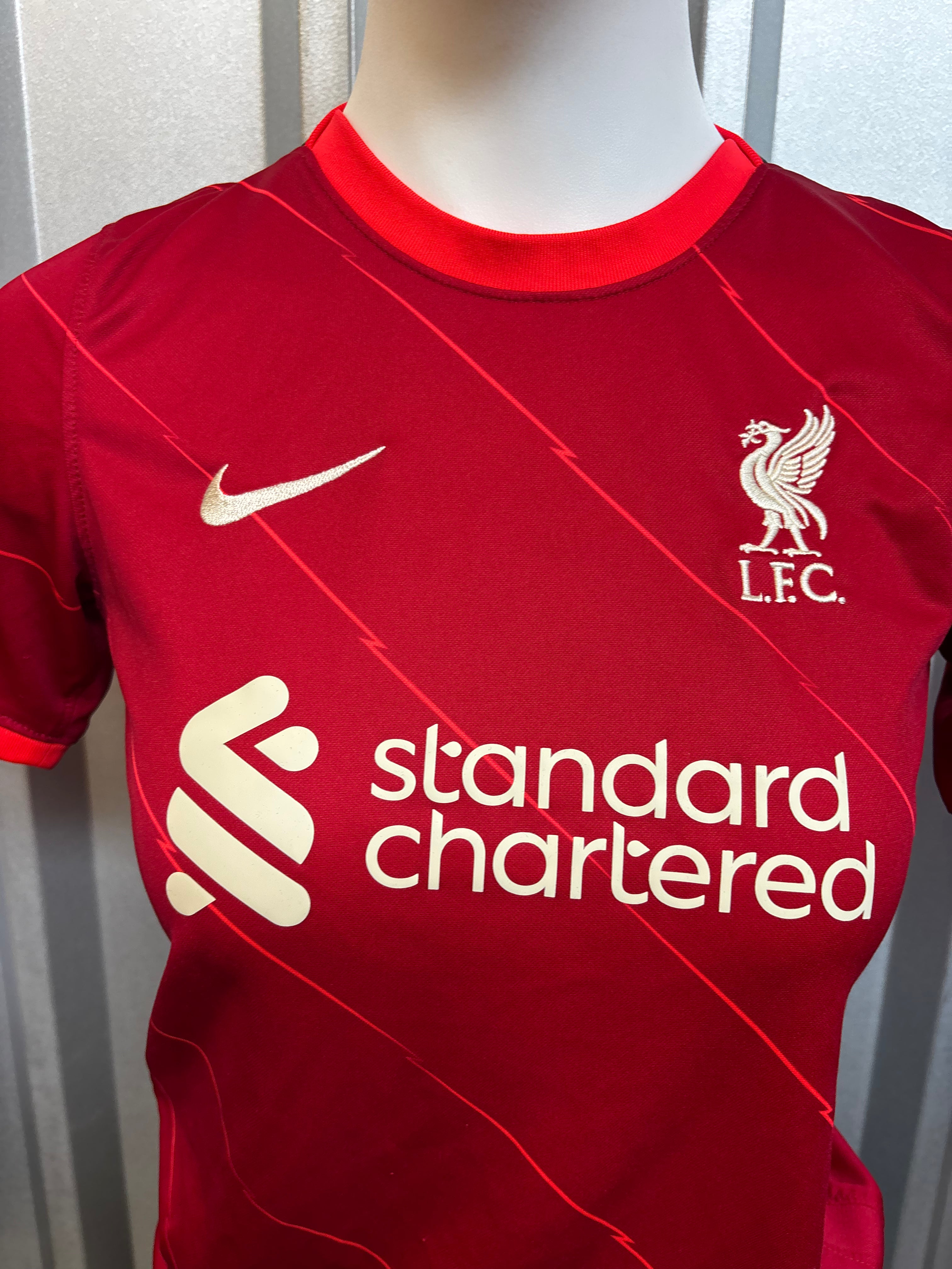 Liverpool Kids Home Shirt. Size Kids Age 10-12 Years