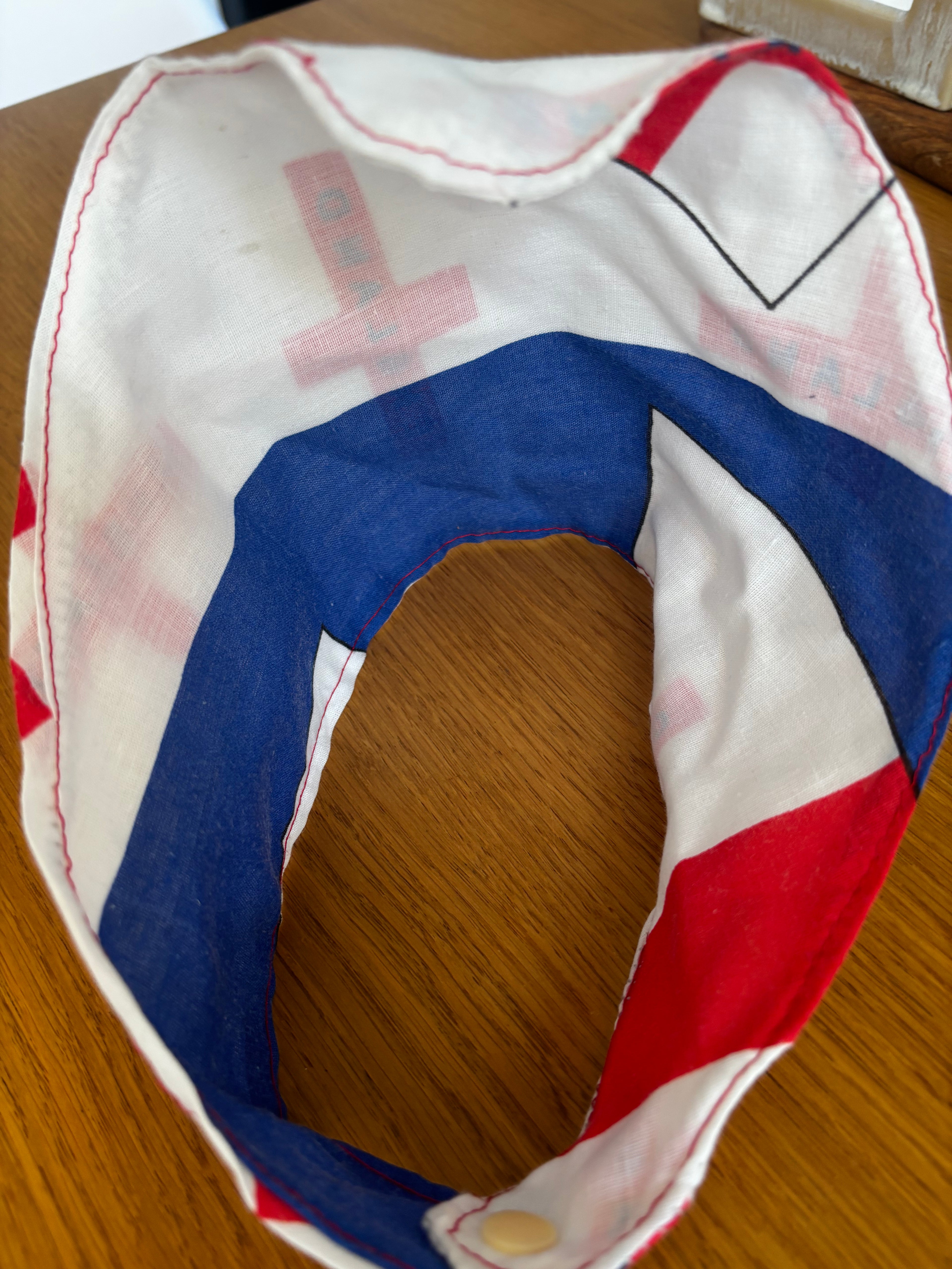 Handmade England dog bandana. Price includes postage and packaging.