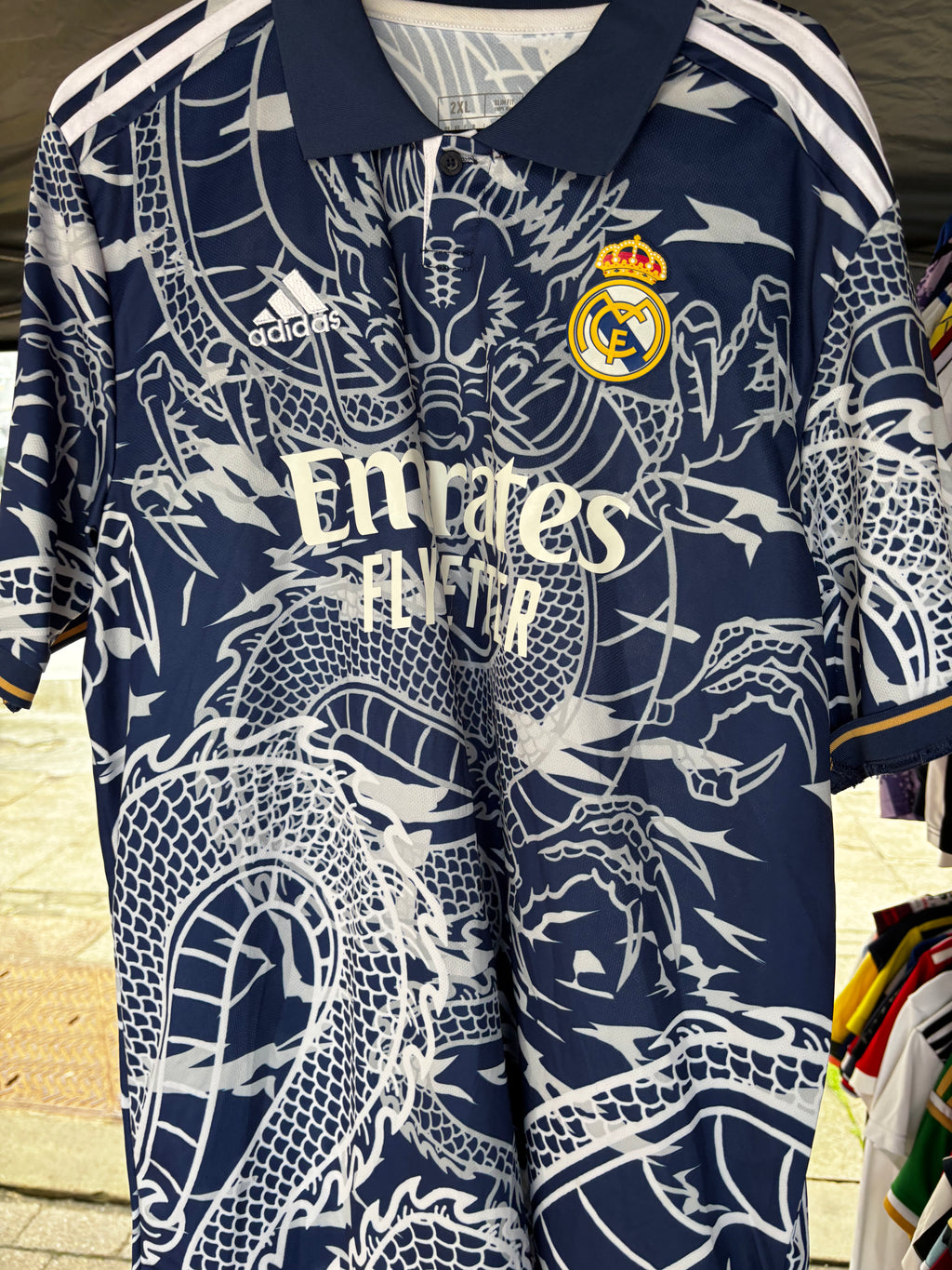 Real Madrid Dragon Shirt. Size 2XL