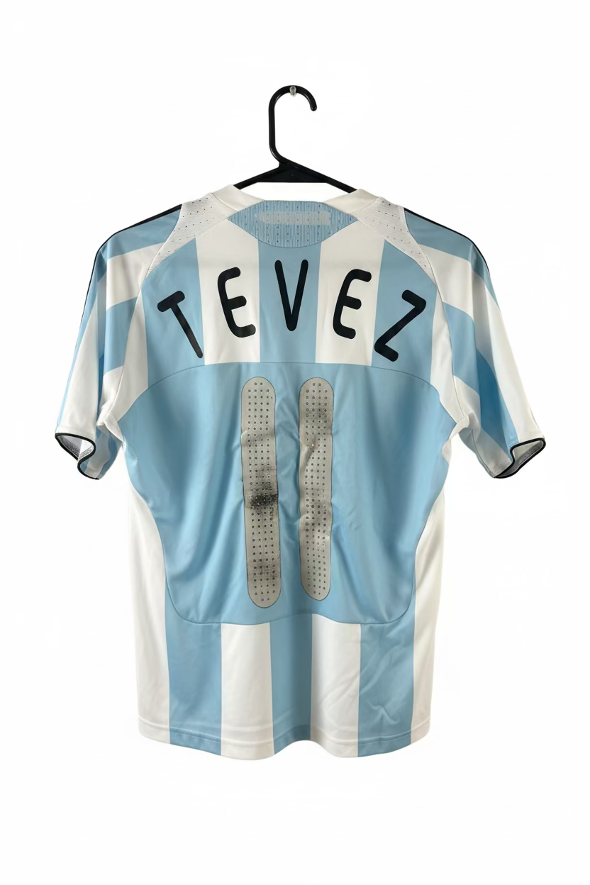 Argentina. National Team Shirt. Tevez 11. Size Kids 10 Years.