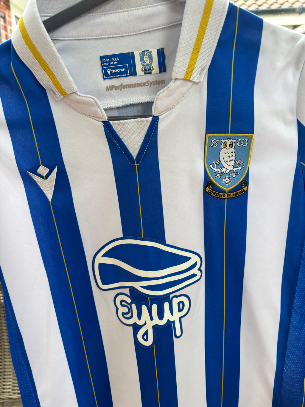 Sheffield Wednesday 2023/24 Home Shirt. Size Medium Junior.