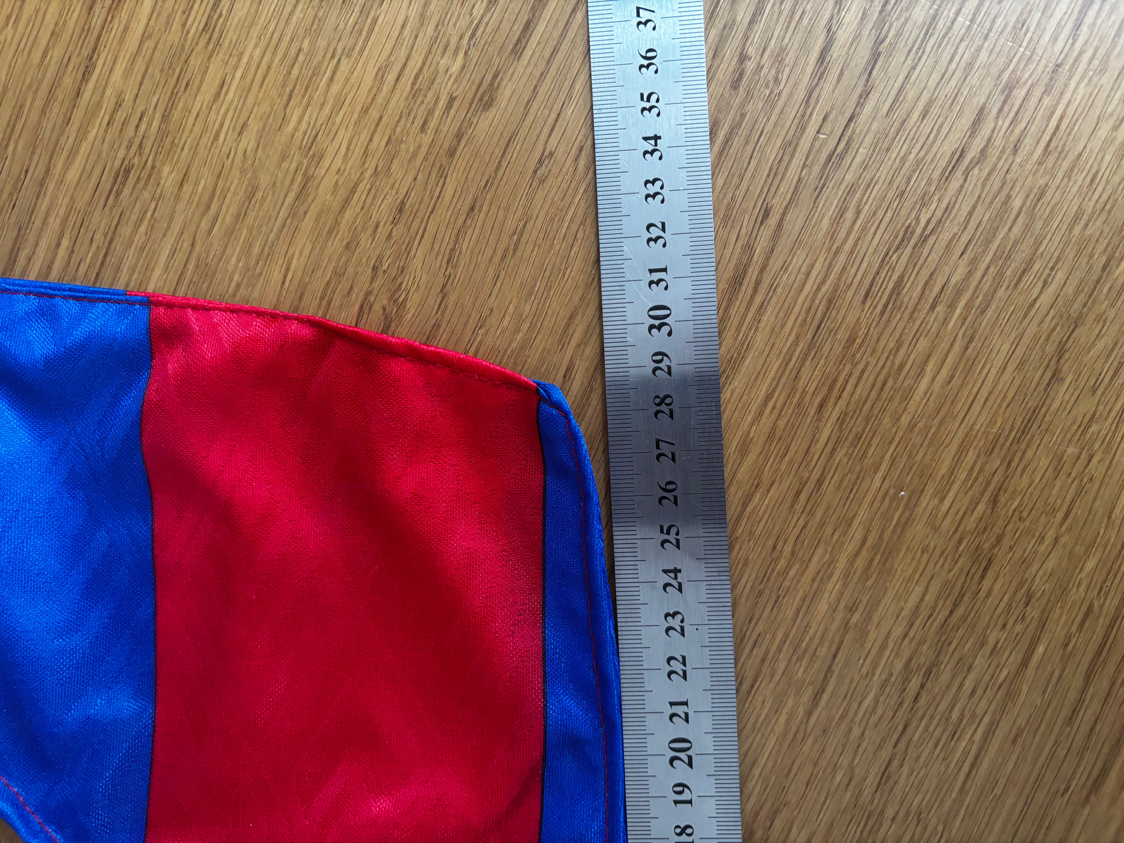 Handmade dog bandana - Barcelona, Crystal Palace colours. Price includes postage and packaging.