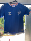 Glasgow Rangers Home Shirt. Size Kids Age 8 Years.