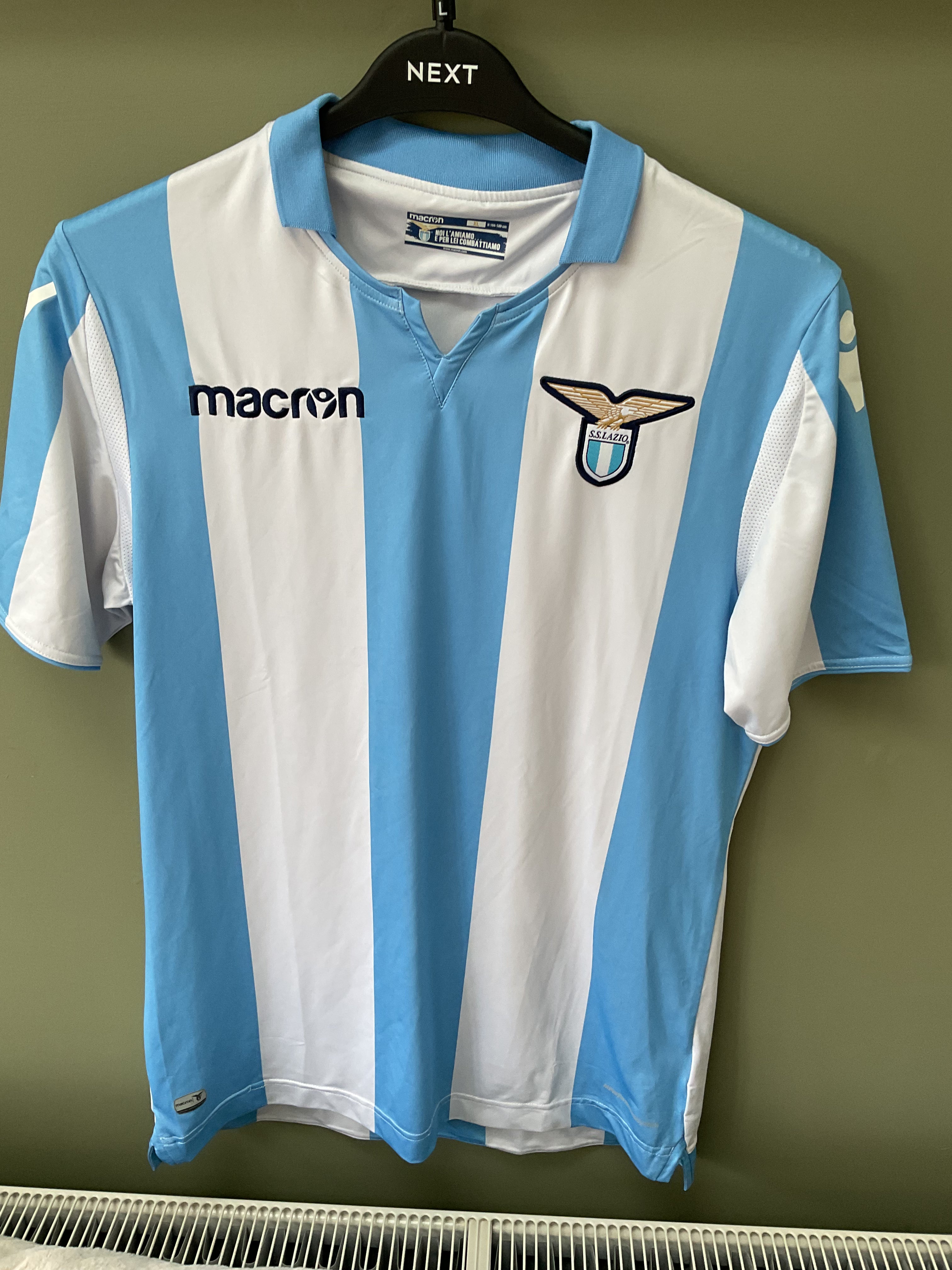 Lazio Away Shirt. Size XL.