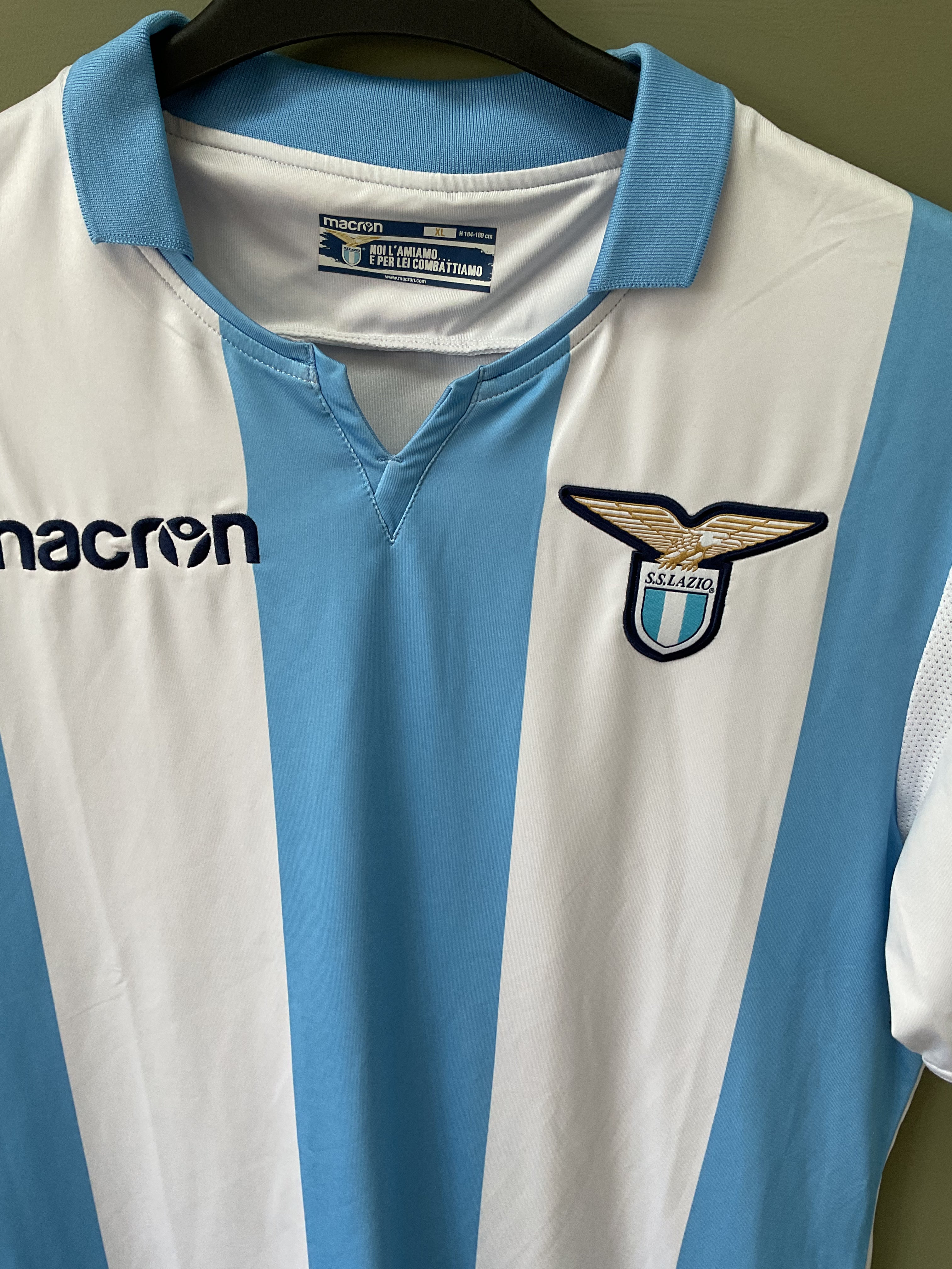 Lazio Away Shirt. Size XL.