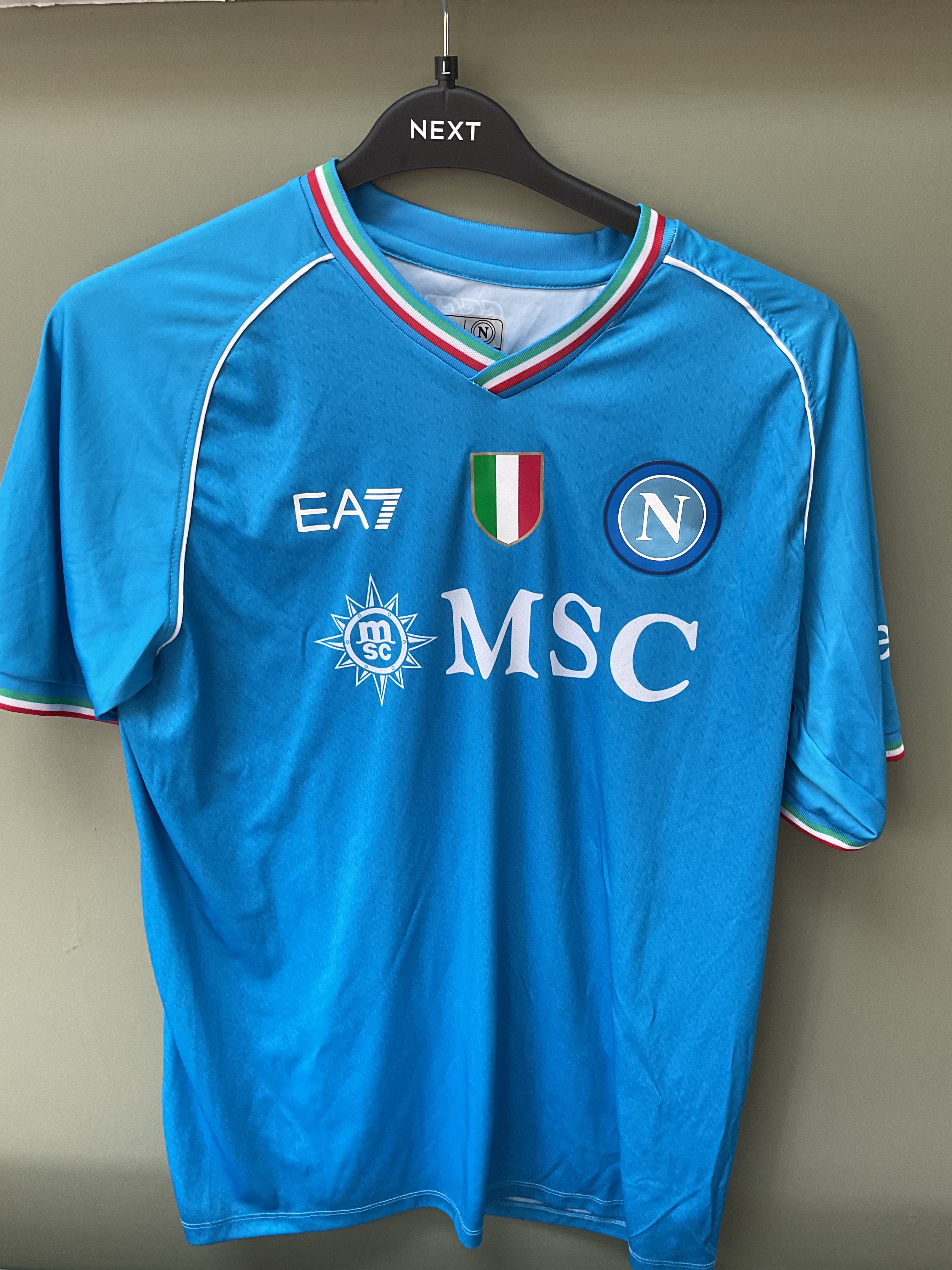 Napoli Home Shirt. Size XL.