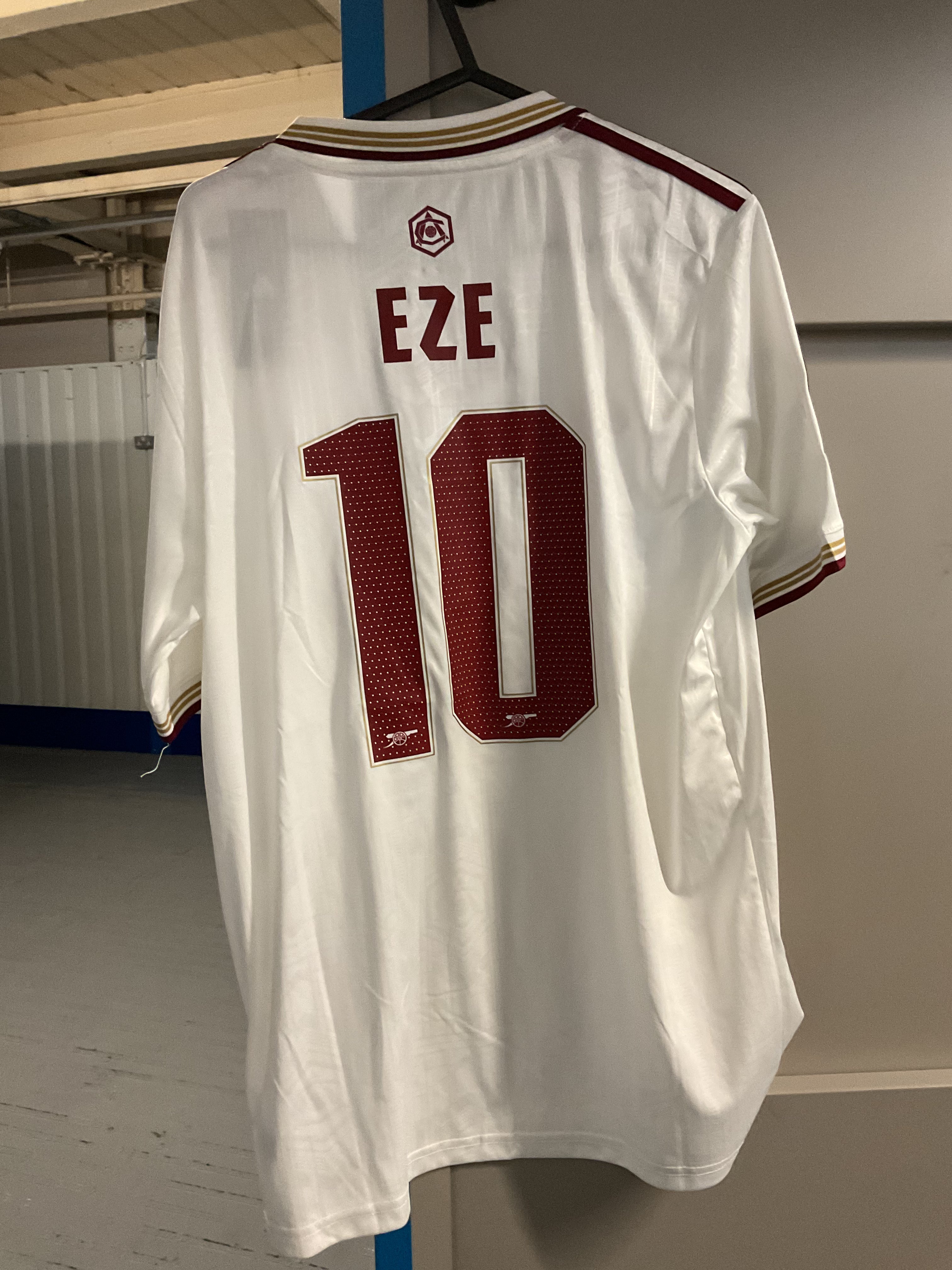 Arsenal Away Shirt 25/26. Eze 10. Size XL.