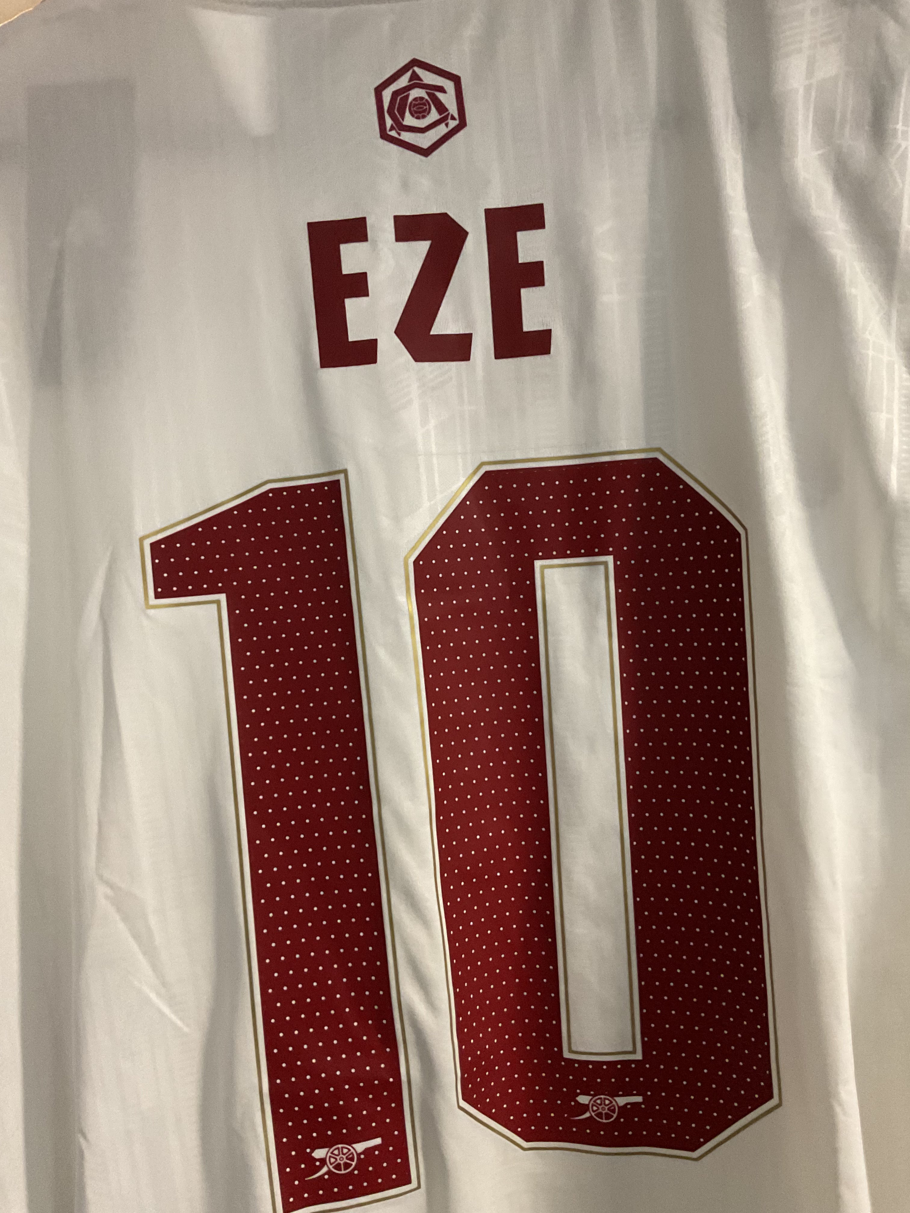 Arsenal Away Shirt 25/26. Eze 10. Size XL.