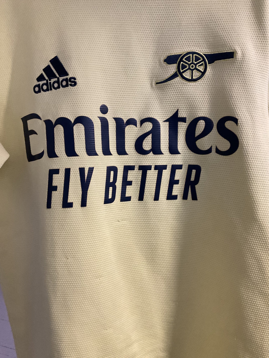 Arsenal Kids Away Shirt. Size Age 13/14.