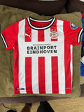 Netherlands. PSV Eindhoven Home Shirt 2020/21. Size Kids 5-6 Years.