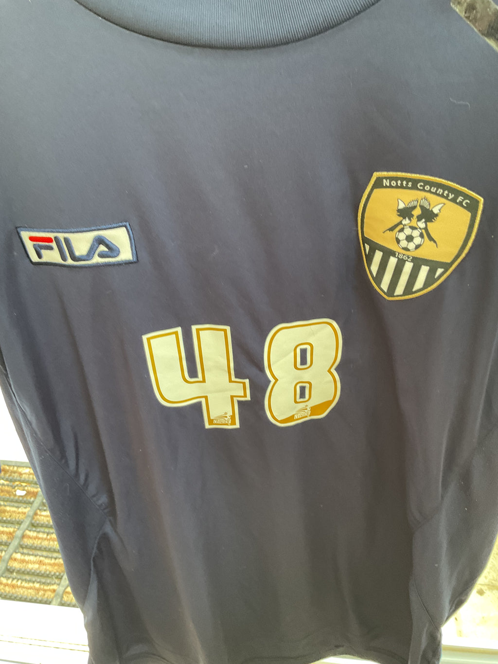 Notts County Training Shirt. Size Large.