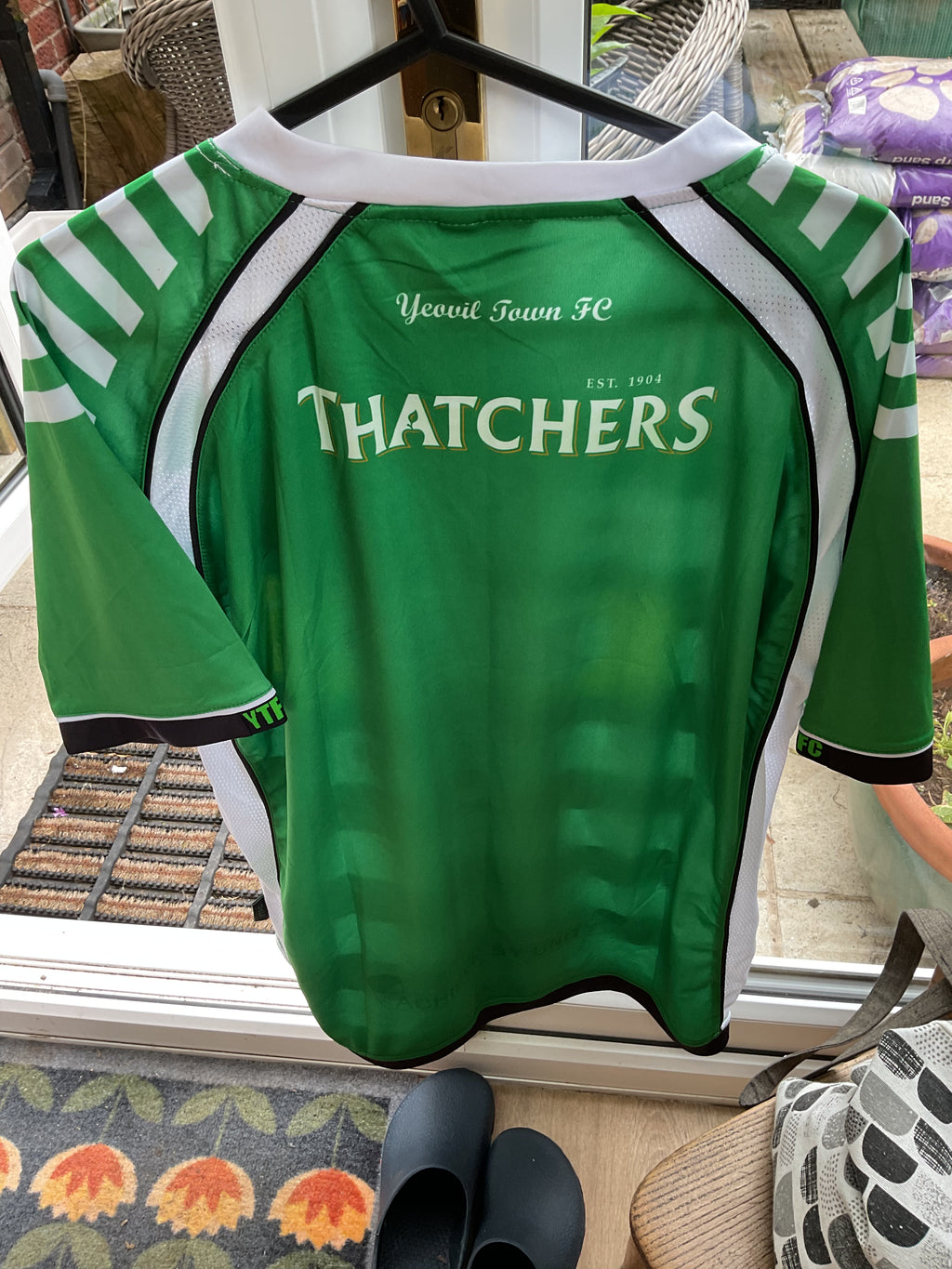 Yeovil Town Home Shirt. Size Large.