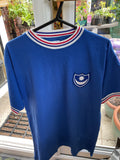 Portsmouth Retro Home Shirt. Score Draw. Size Large.