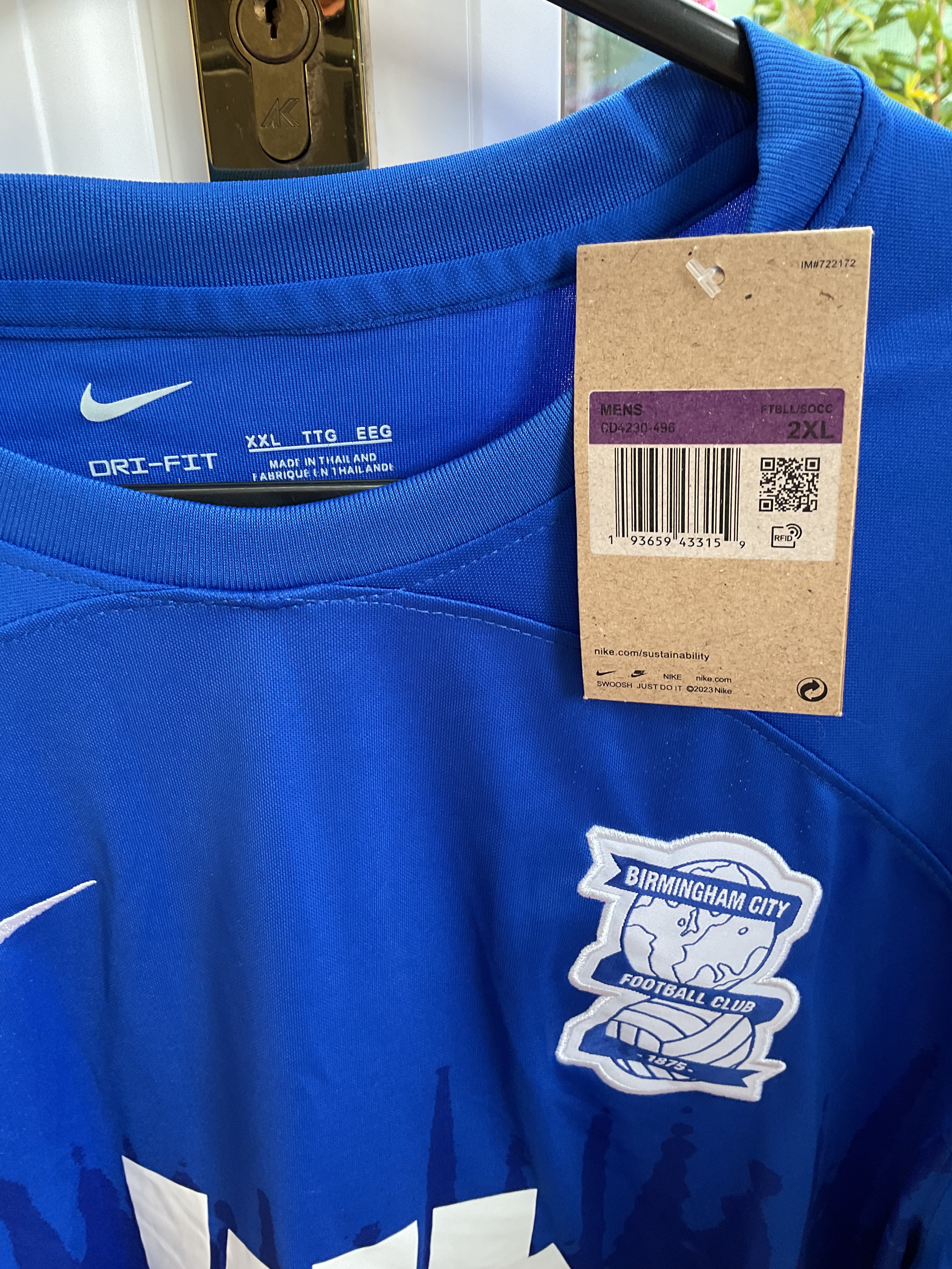 Birmingham City Home Shirt 2023/24. Brand New With Tags. Size 2XL.