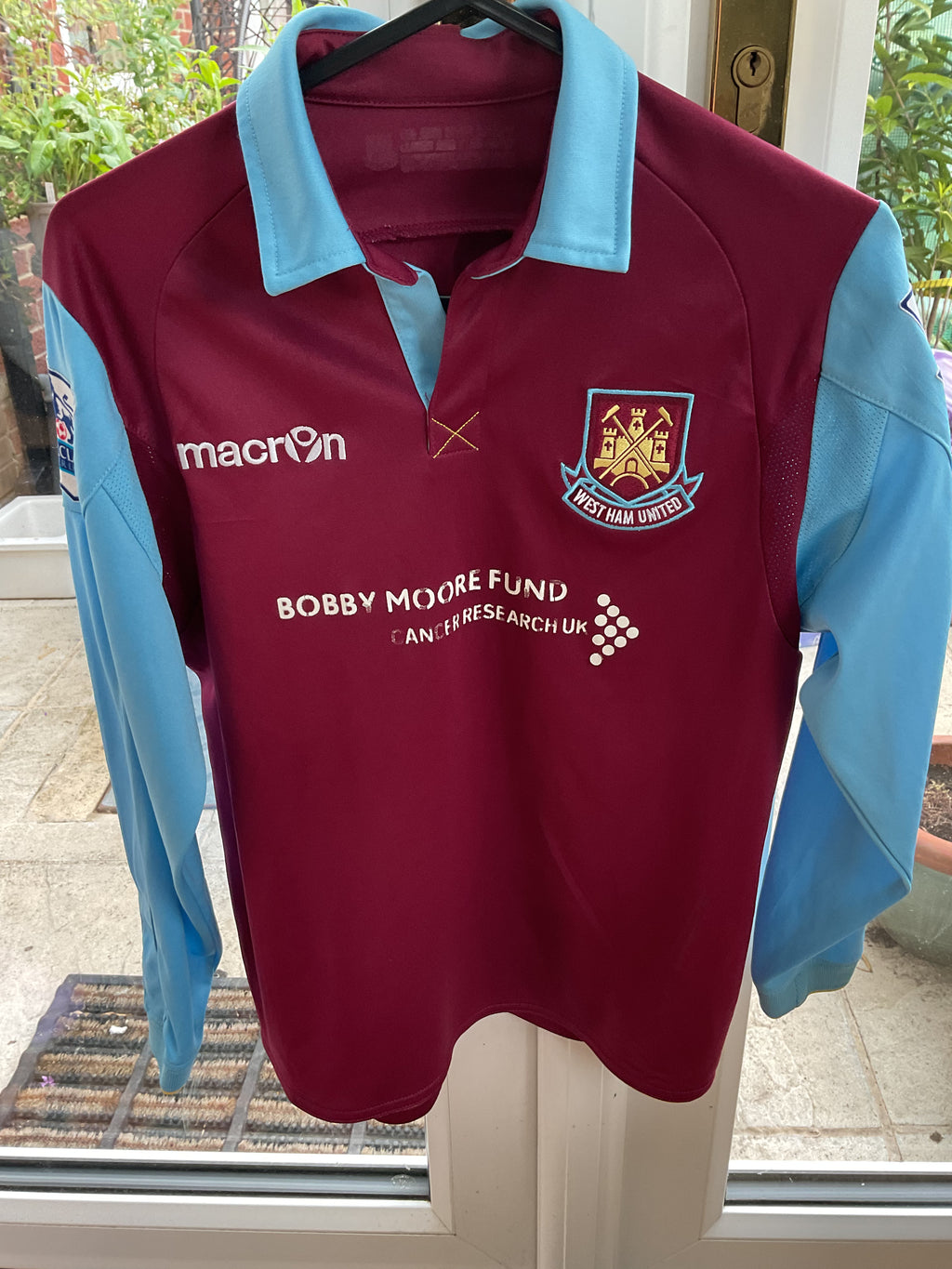 West Ham United Moore 6 Home Shirt. Size Kids Age 10/11 Years.