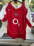Arsenal Home Shirt 2004/05. Size Kids Large.