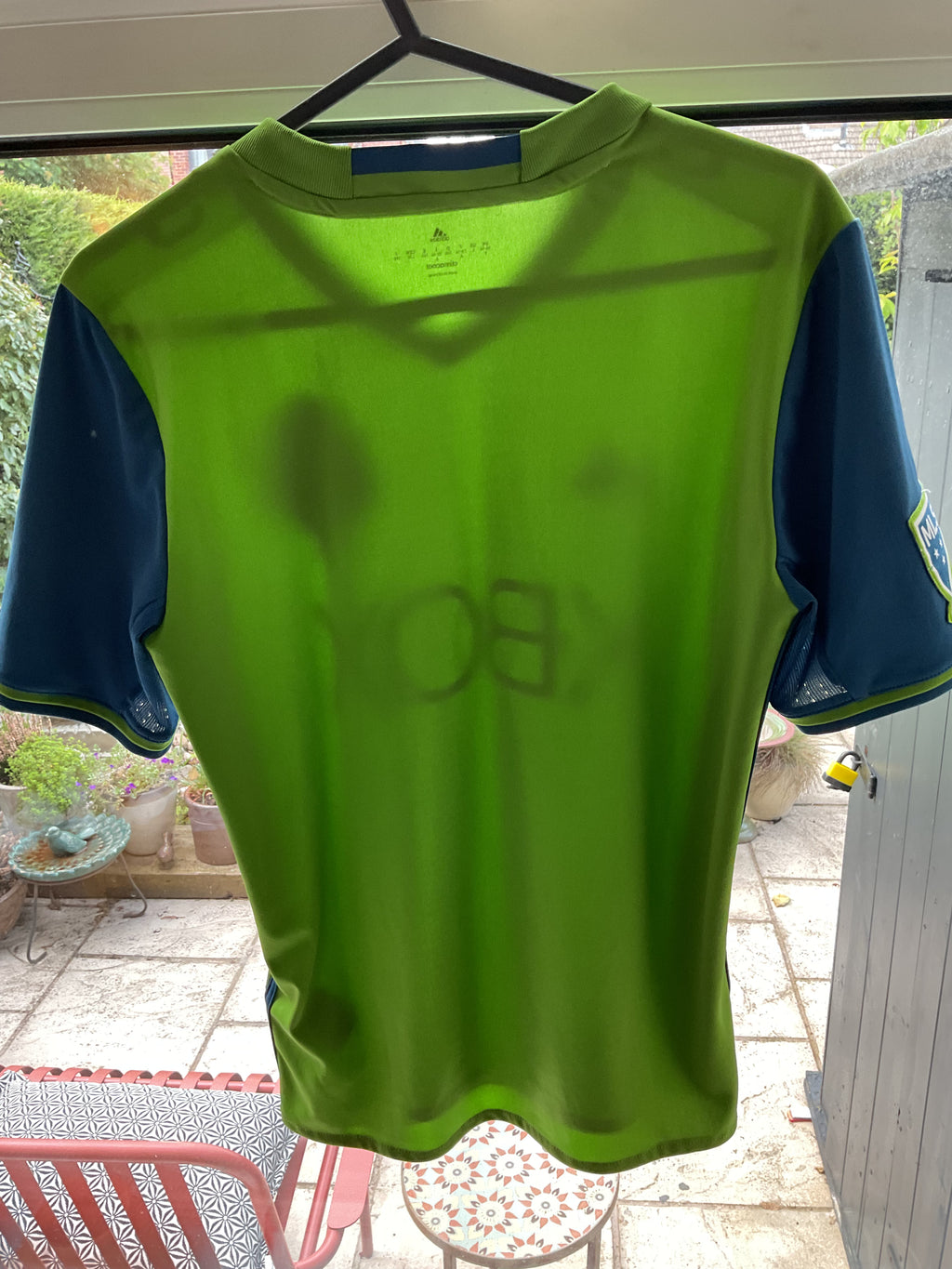 Seattle Sounders 2016 Home Shirt. Size Kids Age 13/14 Years