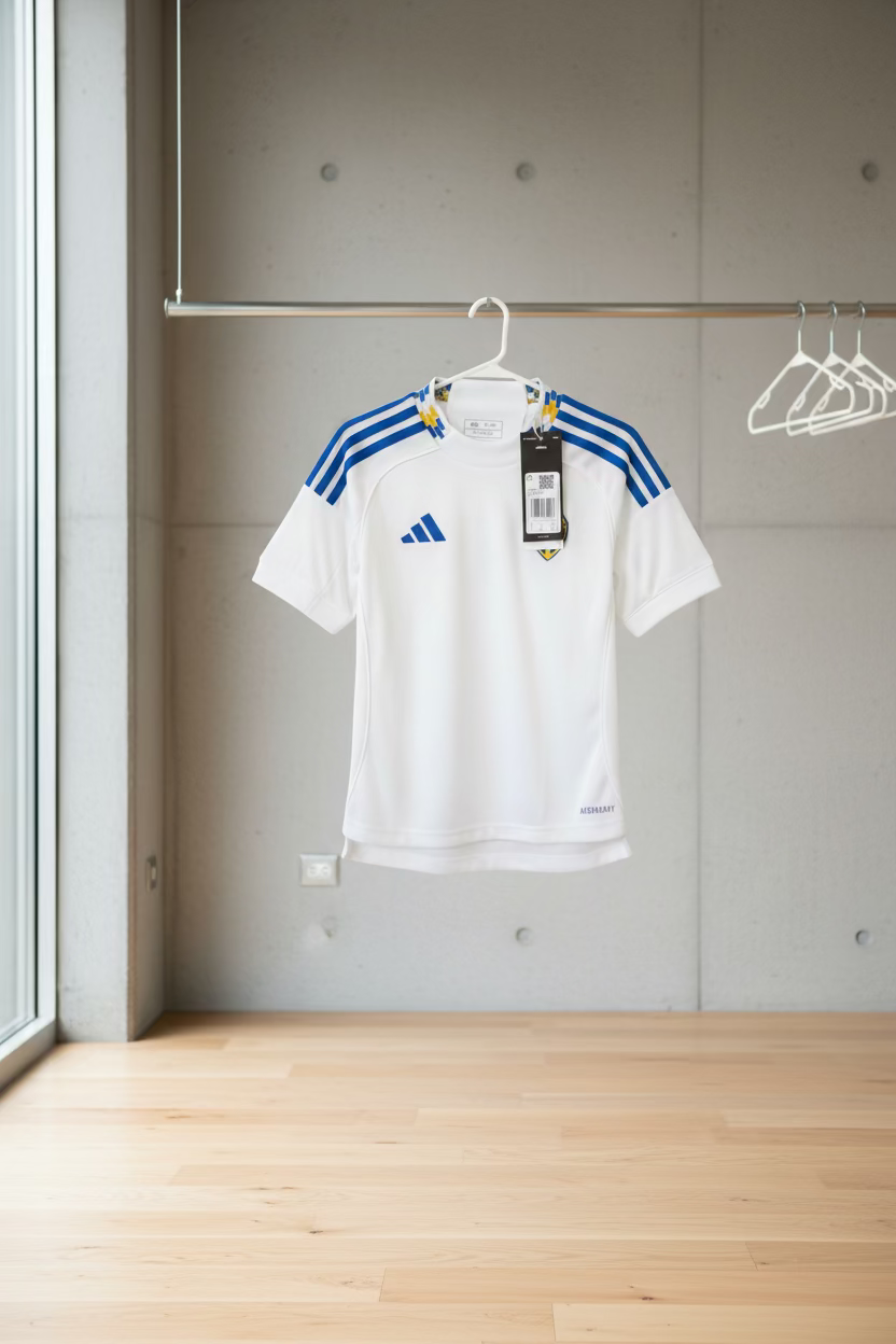 Leeds United Home Kit 25/26. Kids Sizes 6/9 Months to 5/6 Years. Brand New With Tags.